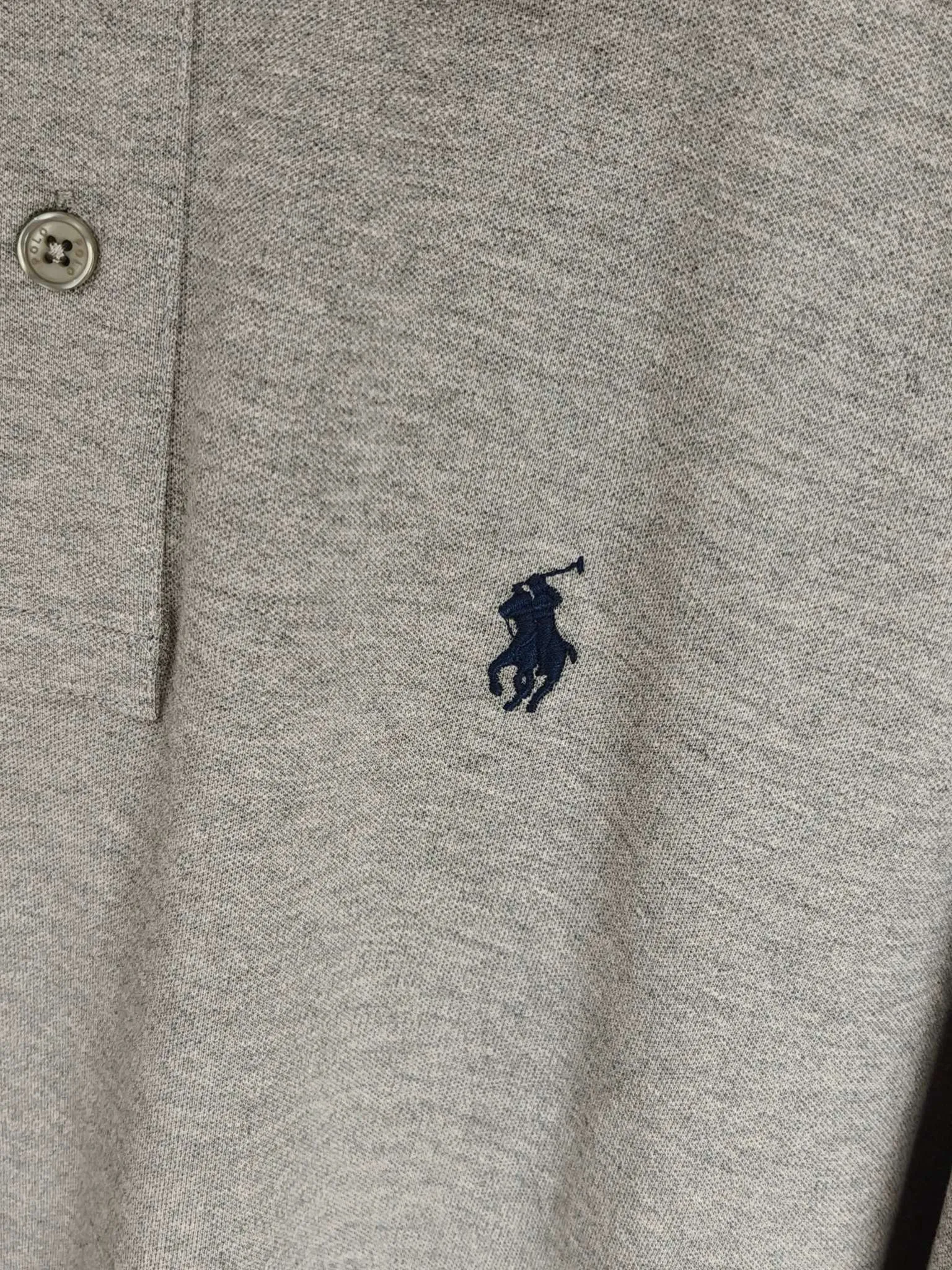 P200 Real shot quality High version Ralph Lauren pony embroidered polo shirt lapel long sleeves High-end quality Complete with three labels, comfortable and breathable, classic and simple, exquisite and fashionable, details show high-end quality Color: black, white, gray, navy blue Size: M-XXL